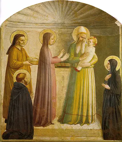 Presentation of Jesus at the Temple Fra Angelico